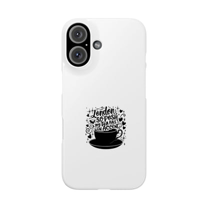 Coffee Lover Slim Phone Cases, Custom Smartphone Cover, Gifts for Coffee Enthusiasts, Unique Accessories, Birthday Gift Idea