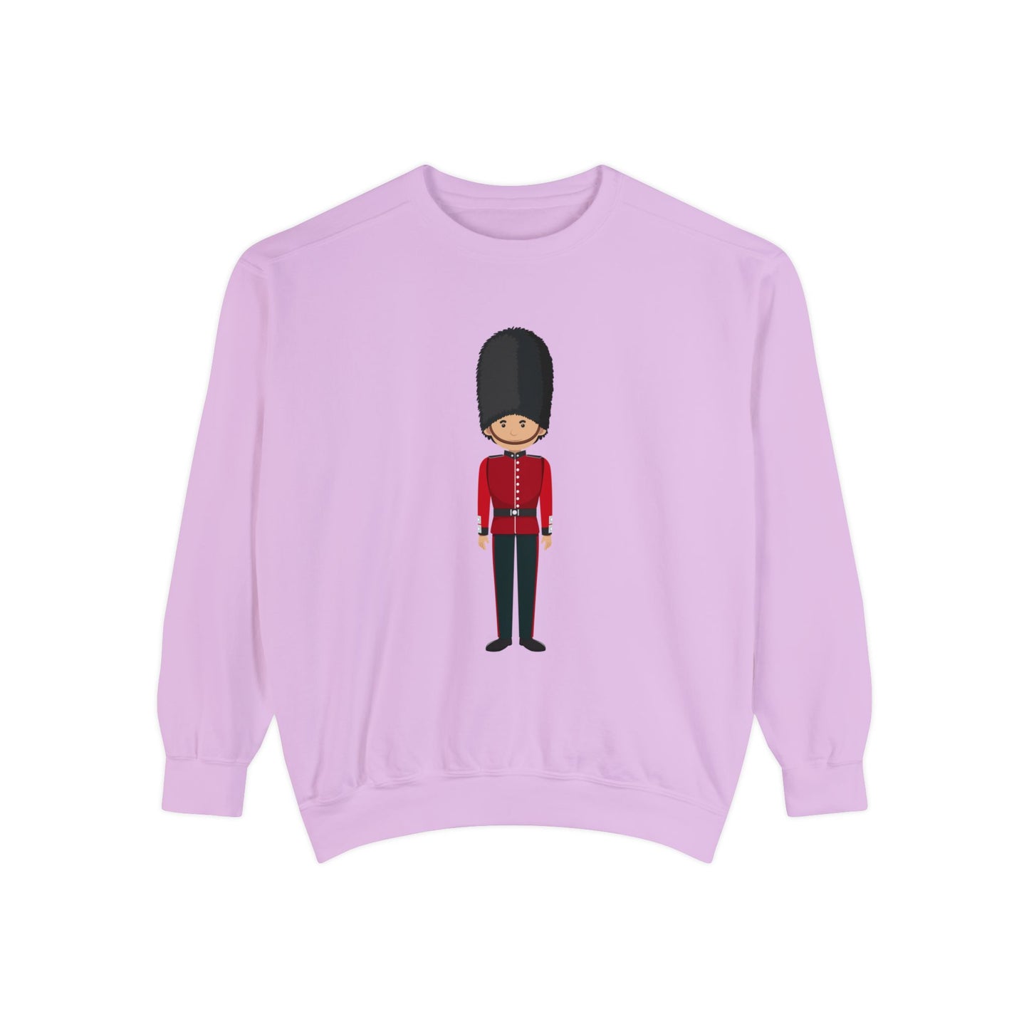 Unisex Garment-Dyed Sweatshirt - British Soldier - Classic Military Elegance and Honorable