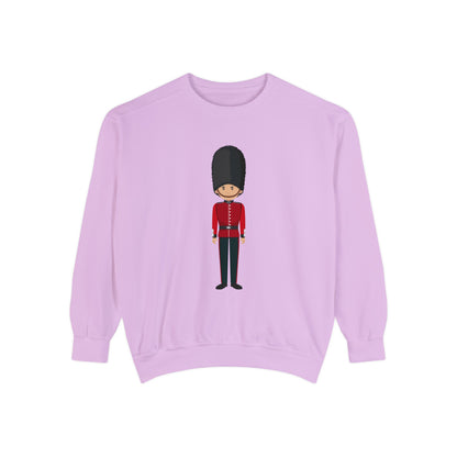 Unisex Garment-Dyed Sweatshirt - British Soldier - Classic Military Elegance and Honorable