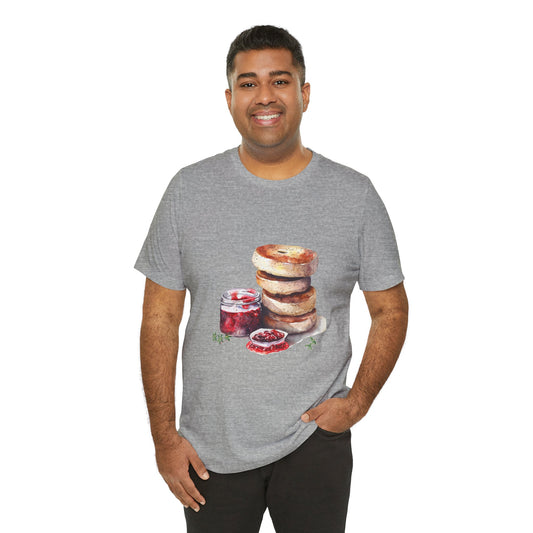 Unisex Jersey Short Sleeve Tee - British Royal Opulent Dining