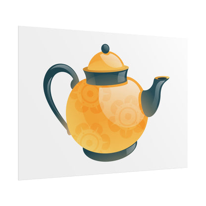 Vintage Tea Pot Rolled Posters