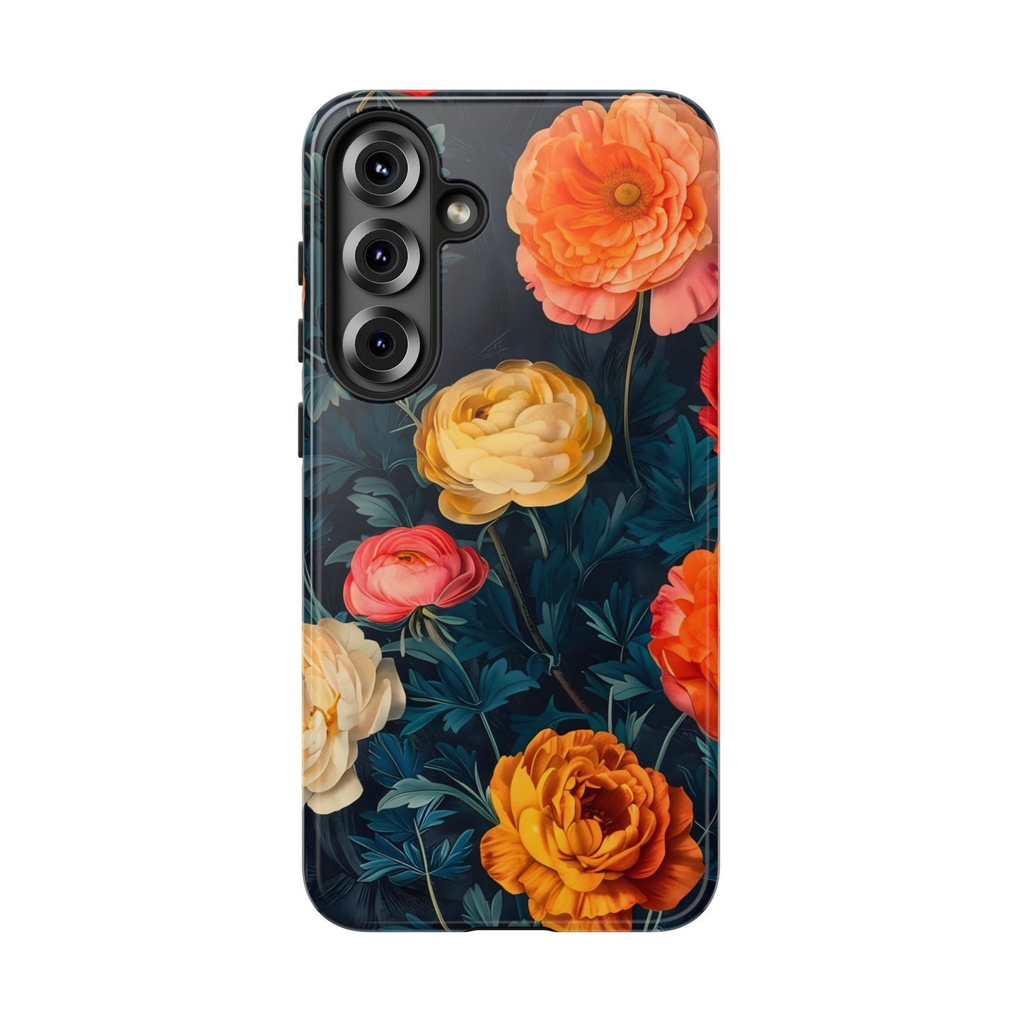 Floral Phone Case - Tough Cases, Stylish Protection, Gift for Flower Lovers, Customizable Cover, Floral Design Mobile Accessory