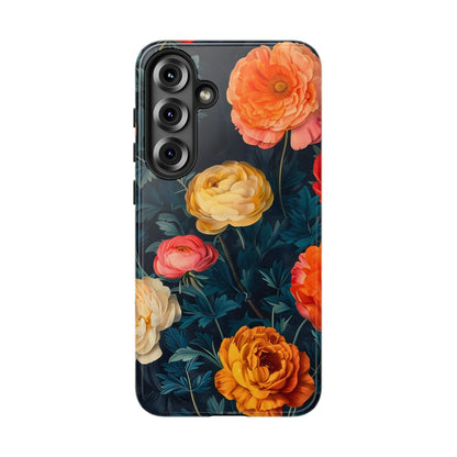 Floral Phone Case - Tough Cases, Stylish Protection, Gift for Flower Lovers, Customizable Cover, Floral Design Mobile Accessory