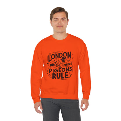 Unisex Heavy Blend™ Crewneck Sweatshirt - London where Pigeons Rule