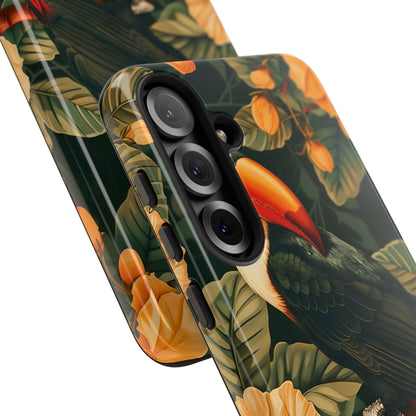 Tropical Toucan Phone Case, Exotic Bird Cover, Nature Lover Gift, Eco-Friendly Design, Customizable Tech Accessory