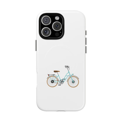 Tough Magnetic Phone Cases, Stylish Bicycle Design, Durable Protection, Perfect Gift for Cyclists, Trendy Tech Accessory