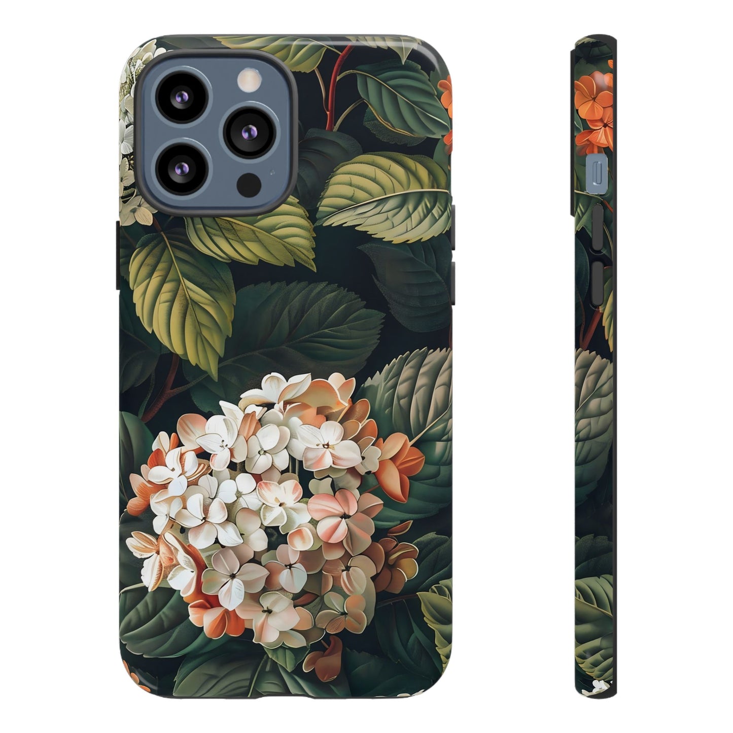 Floral Phone Case - Tough Cases, Nature Lover Gift, Floral Design, Botanical Phone Cover, Stylish Cellphone Accessory, Mother's Day Gift