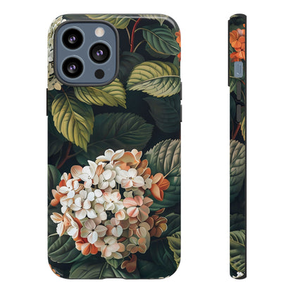 Floral Phone Case - Tough Cases, Nature Lover Gift, Floral Design, Botanical Phone Cover, Stylish Cellphone Accessory, Mother's Day Gift