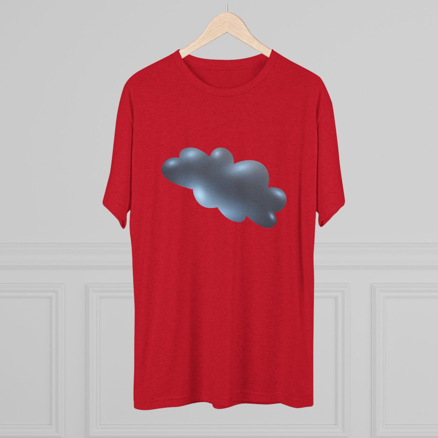 Serene Cloudscape - Dreamy Cloud Soft Unisex Tri-Blend Crew Tee