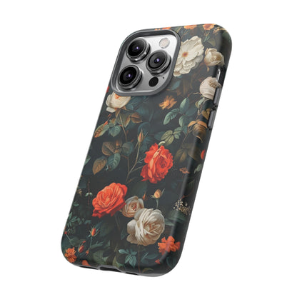 Floral Phone Case | Tough Cases with Elegant Design | Gift for Her, Mother's Day, Birthdays, Personalized, Trendy Tech Accessories