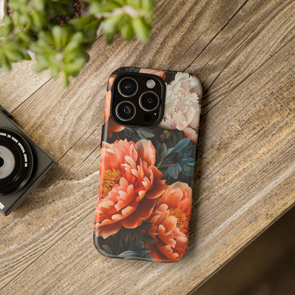 Floral Phone Case - Tough Cases, Durable Cover, Flower Design, Unique Gift, Phone Accessories
