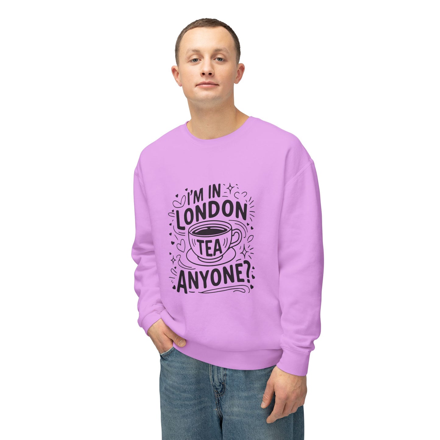 Unisex Lightweight Crewneck Sweatshirt - London's Tea
