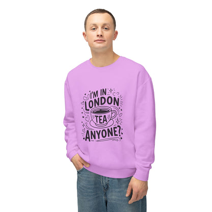 Unisex Lightweight Crewneck Sweatshirt - London's Tea