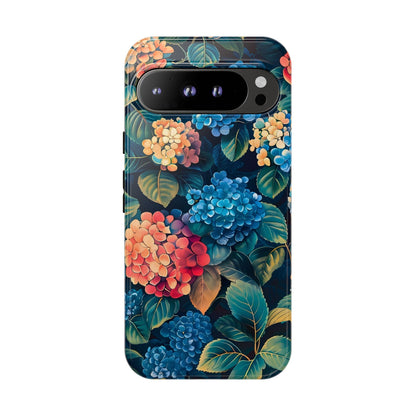 Floral Phone Case, Stylish Tough Case for Gardener Gift, Flower Lover Accessory, Pretty Floral Design, Protective Case