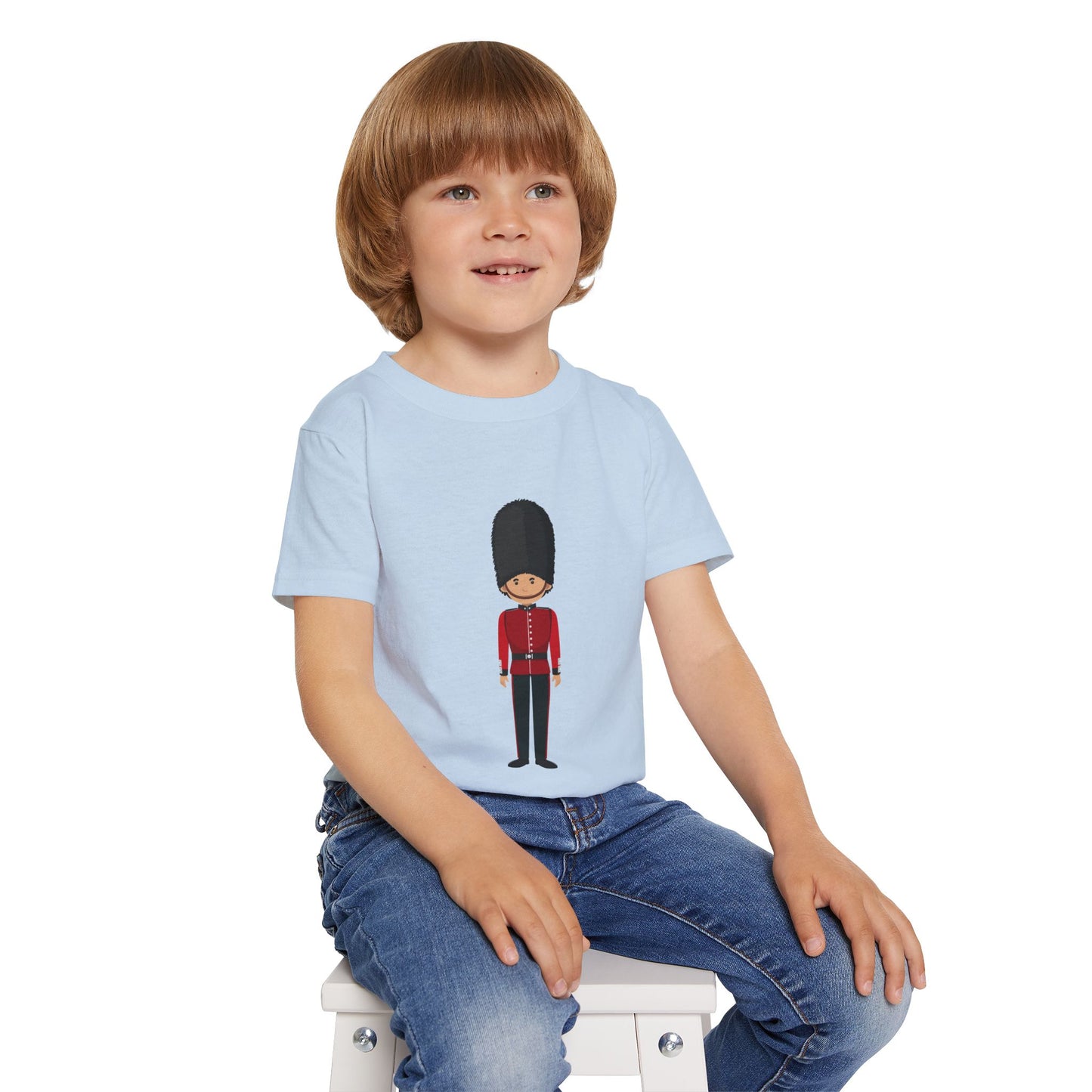 Fun Toddler T-Shirt - Cartoon Guard Design