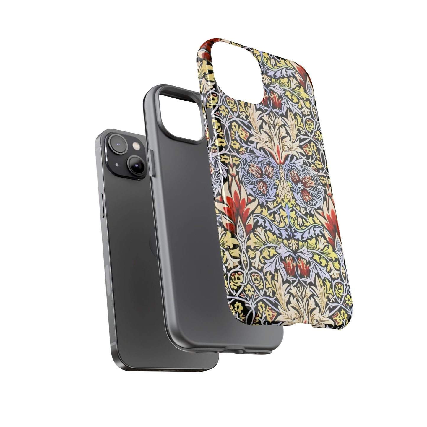 Stylish Phone Case - Floral Design, Tough Cases, Gift for Her, Phone Accessories, Trendy Tech, Unique Cell Phone Cover
