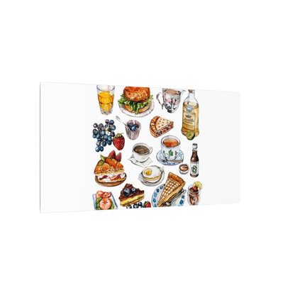 Breakfast Feast Canvas Print, Food Art, Kitchen Decor, Gifting for Food Lovers, Brunch Vibes, Wall Art
