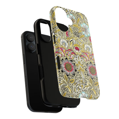 Floral Phone Case - Tough Cases, Floral Design, Stylish, Protective, Unique Gift for Her, Phone Accessories