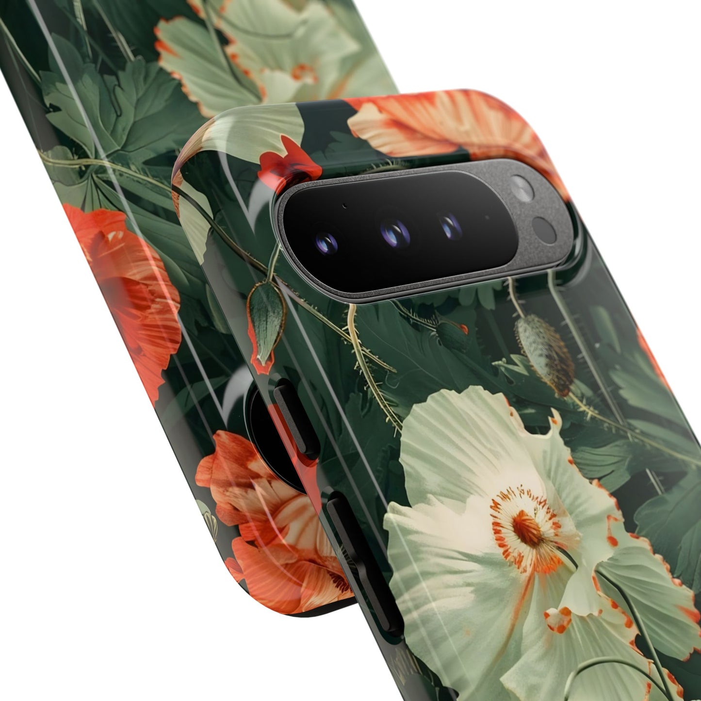 Floral Phone Case - Tough Cases, Botanical Design, Gift for Friends, Trendy Mobile Cover, Personalized Phone Accessory