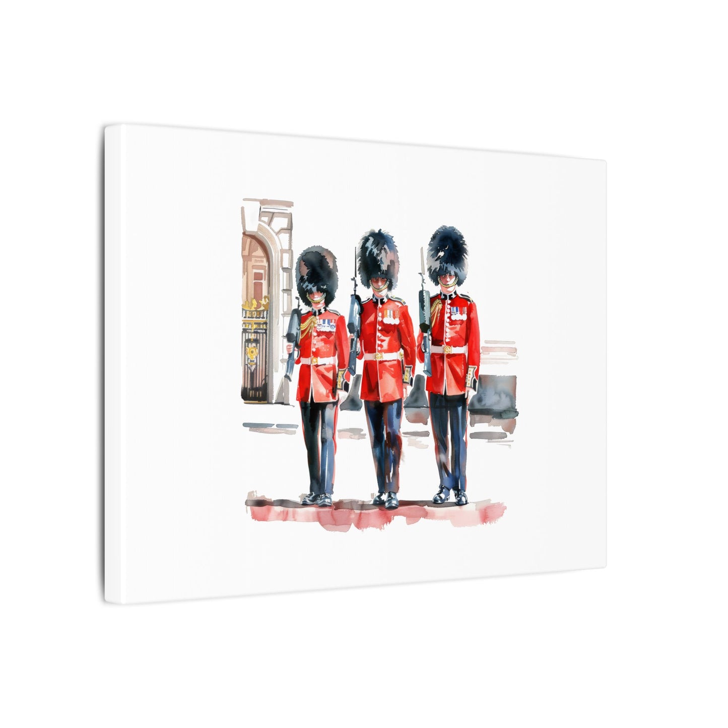 Royal Guards Canvas Print, British Wall Art, Home Decor, Unique Gift, London Culture