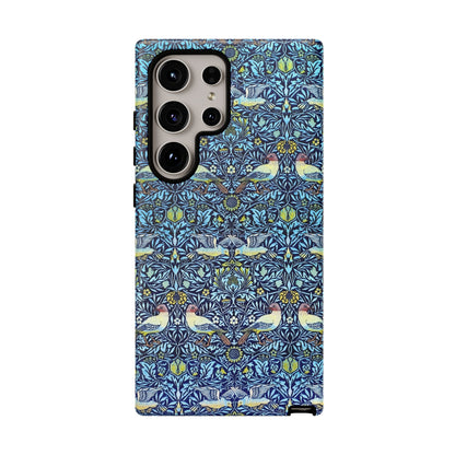 Bird and Floral Pattern Phone Case, Tough Cases, Gift for Nature Lovers, Eco-friendly, Custom Phone Accessories, All-Occasion