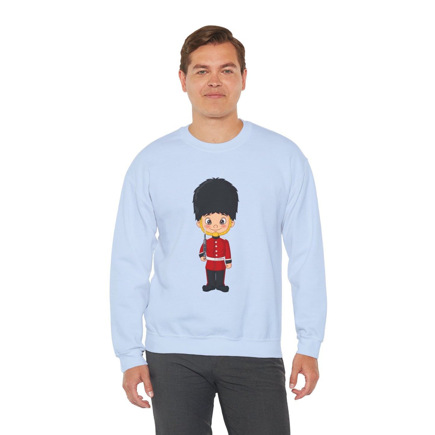 Unisex Heavy Blend™ Crewneck Sweatshirt Classy - Soldier - Classic Military Elegance and Honorable
