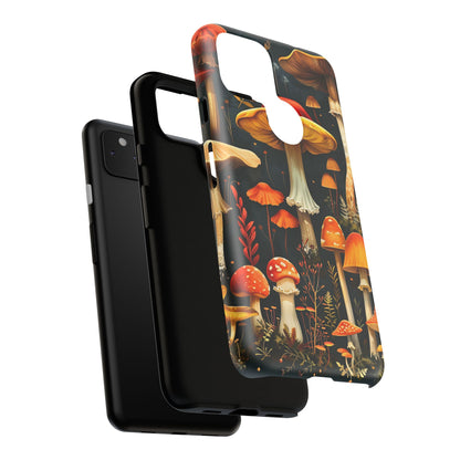 Whimsical Mushroom Phone Case | Tough Cases – Unique Nature Design, Eco-Friendly Cover, Gift for Nature Lovers, Phone Accessory, Fall Decor