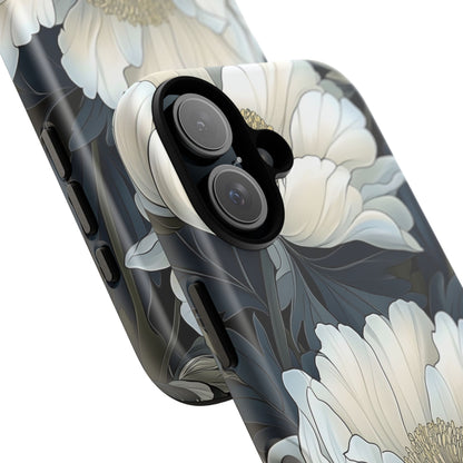 Elegant Floral Phone Case, Floral iPhone Cover, Flower Art Phone Case, Eco-Friendly Mobile Protection, Tough & Stylish Phone Case