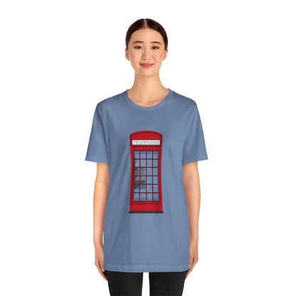 Unisex Jersey Short Sleeve Tee - British Public Telephone
