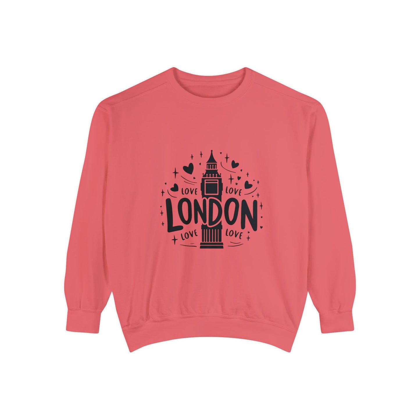 Unisex Garment-Dyed Sweatshirt Versatile - Love London