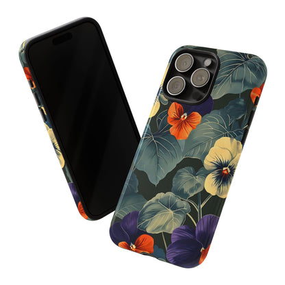 Tough Cases Floral iPhone Case, Tough Phone Cover, Stylish Floral Design, Gift for Her, Summer Vibe, Durable Protective Case