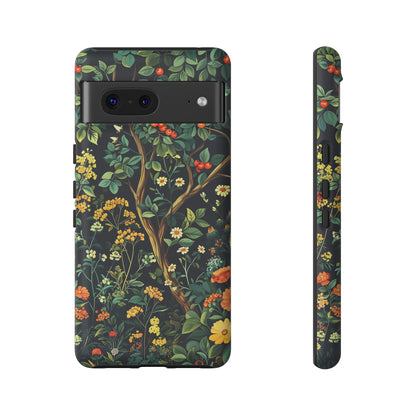 Floral Phone Case - Tough Cases, Colorful Nature Design, Gift for Flower Lovers, Phone Accessory, Unique Cell Phone Cover