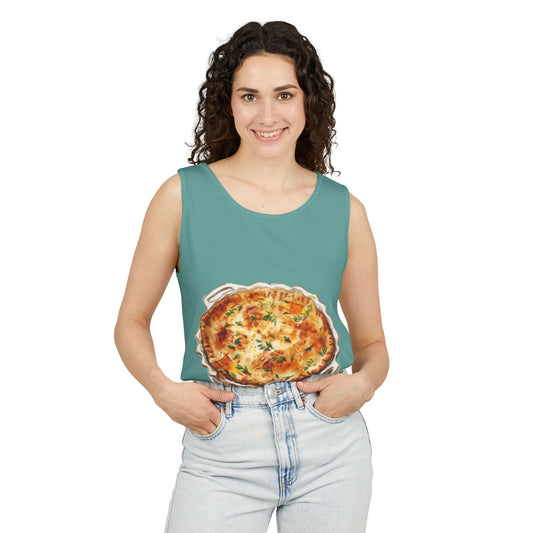 Unisex Garment-Dyed Tank Top - British Delicious Food