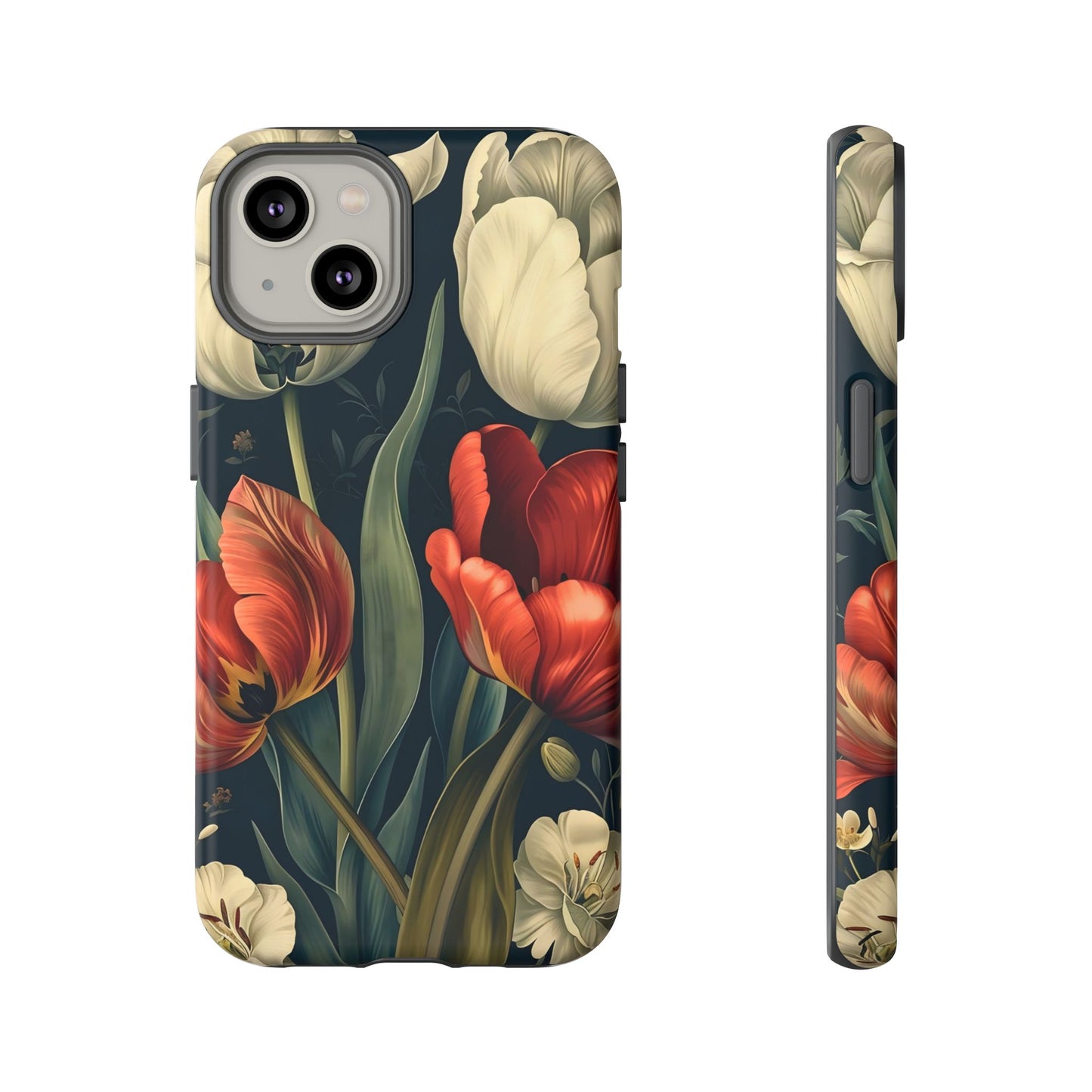 White Flower Tough Cases