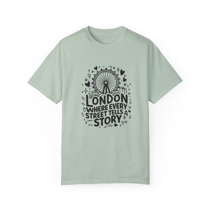 London Aesthetics Trendy Unisex Garment-Dyed T-shirt