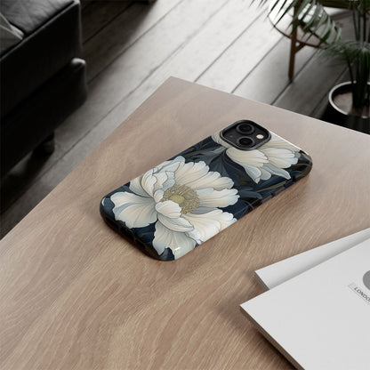 Elegant Floral Phone Case, Floral iPhone Cover, Flower Art Phone Case, Eco-Friendly Mobile Protection, Tough & Stylish Phone Case