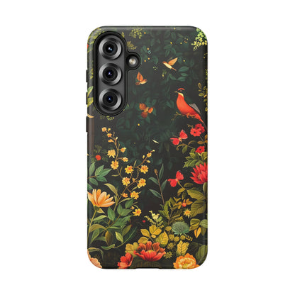 Floral Tough Phone Case, Nature-Inspired Design, Ideal for Garden Lovers, Gift for Birthdays, Christmas, Eco-Friendly Accessory