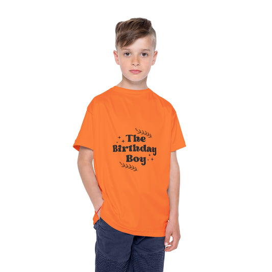 Kids Sports Jersey - Cute The Birthday Boy Sublimation Graphic