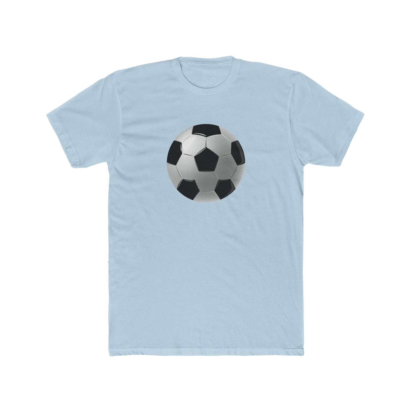 Dynamic Football Design - Sports Passion and Energetic Unisex Cotton Crew Tee