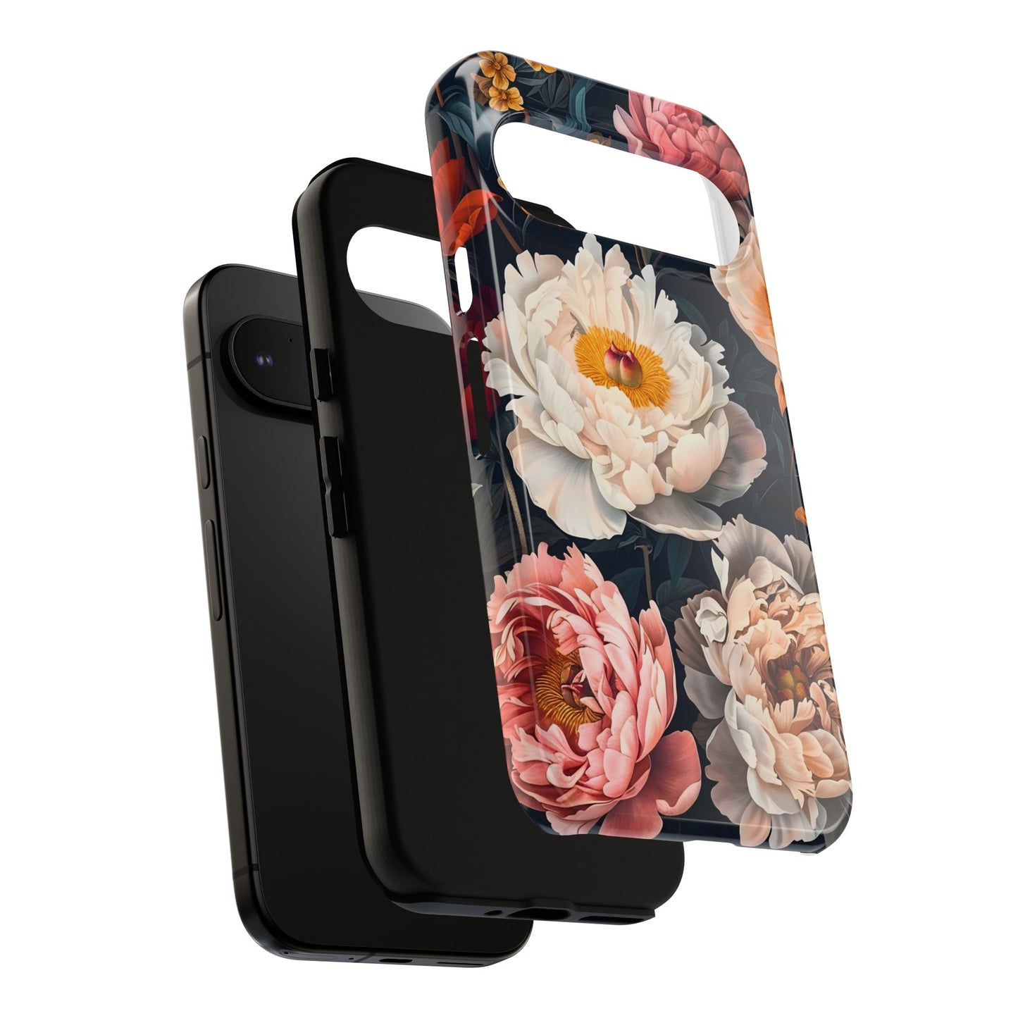 Floral Phone Case, Tough Phone Cover, Flower Design, Unique Gift for Her, Trendy Accessory, Spring Decor