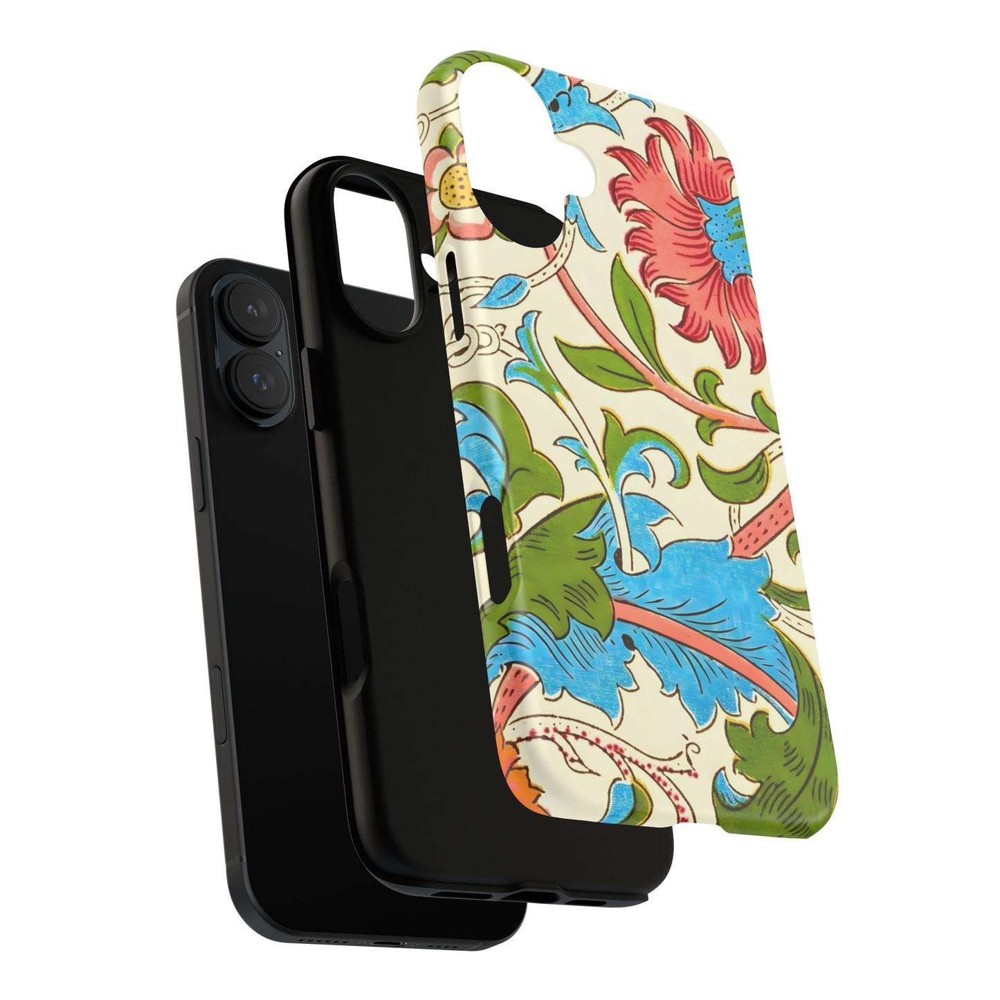 Tough Floral Phone Case - Artistic Smartphone Cover, Floral Print Gift, Protective Case | For Nature Lovers, Stylish Accessory, Phone [...]