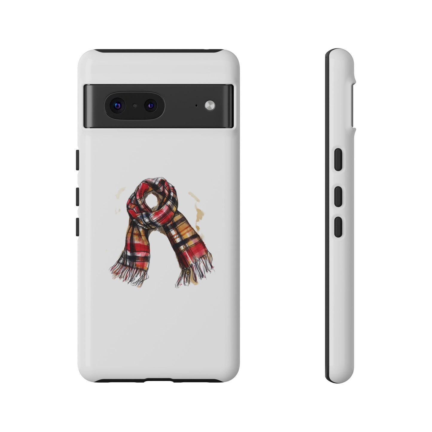 Stylish Phone Case with Cozy Scarf Design