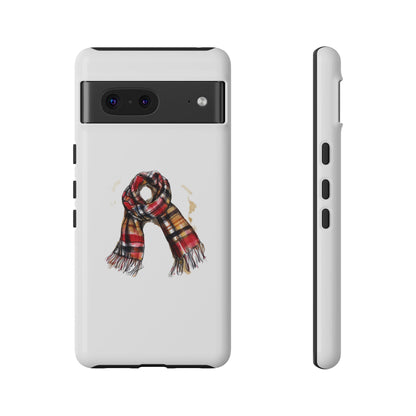 Stylish Phone Case with Cozy Scarf Design