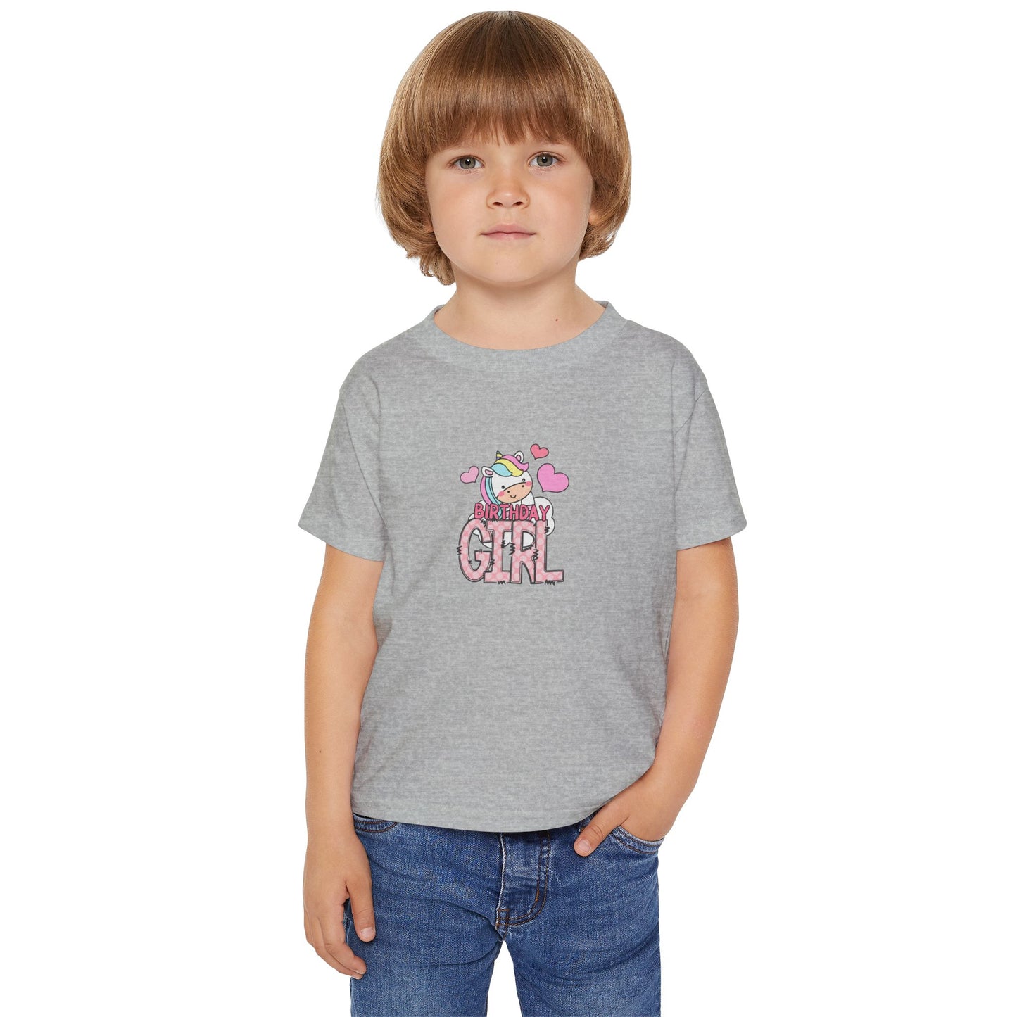 Toddler T-Shirt - Funky Leopard Print Birthday Girl Graphic - Cute & Comfy Cotton Tee for Little Ones