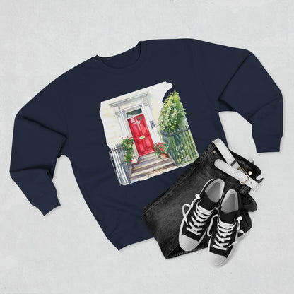 Unisex Crewneck Sweatshirt - Street London Aesthetics Urban Charm and Classic City Vibes