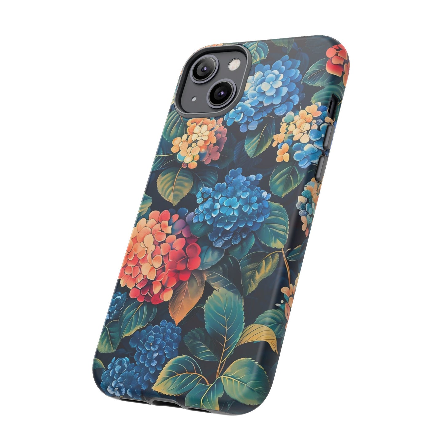 Floral Phone Case, Stylish Tough Case for Gardener Gift, Flower Lover Accessory, Pretty Floral Design, Protective Case
