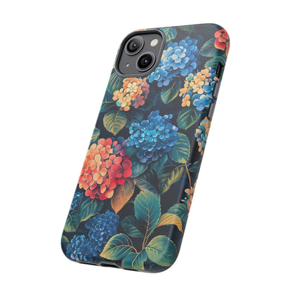 Floral Phone Case, Stylish Tough Case for Gardener Gift, Flower Lover Accessory, Pretty Floral Design, Protective Case