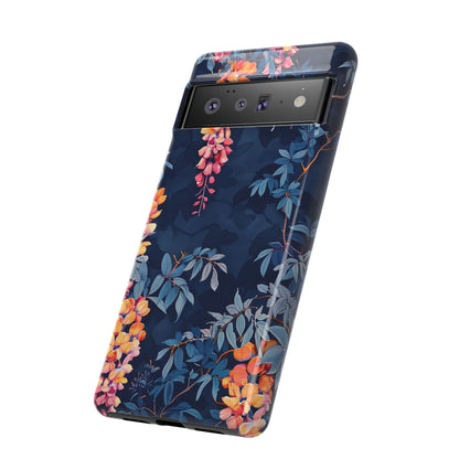 Floral iPhone Case, Tough Phone Cover, Gift for Her, Nature Lover Accessory, Spring Decor, Unique Floral Design
