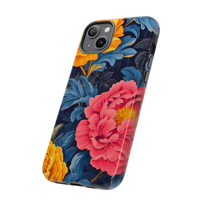 Floral Phone Case, Tough Cases, Stylish Mobile Cover, Gifts for Her, Phone Accessories, Unique Flower Design