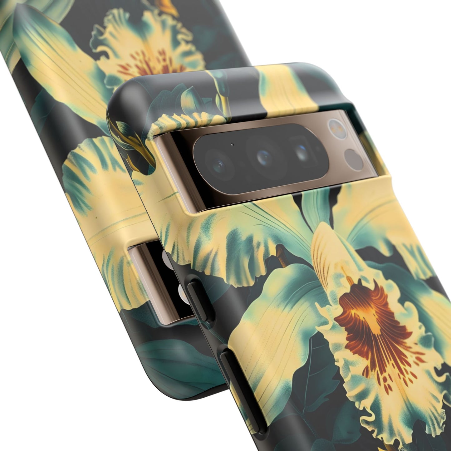 Floral Phone Case - Tough Cases with Orchid Design, Durable Smartphone Cover for Nature Lovers, Floral Gift for Her, Botanical [...]